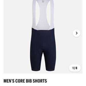 Rapha Men's Core Bib Shorts - Navy and White